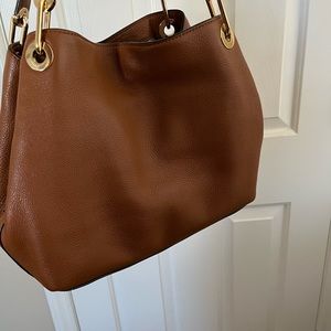 Brown leather Michael Kors purse